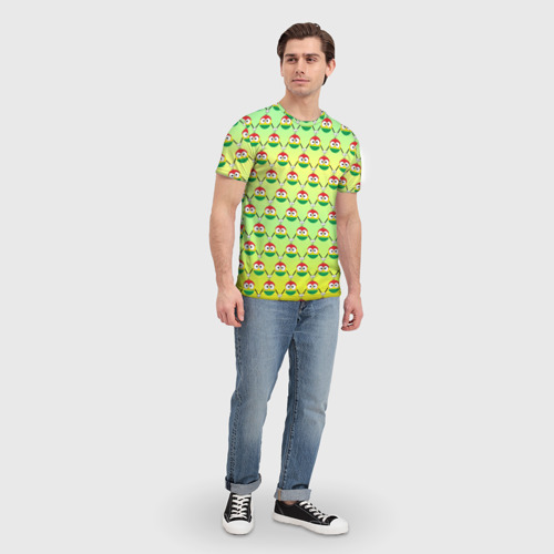 Мужская футболка 3D Регги смайл слэм - фото 5