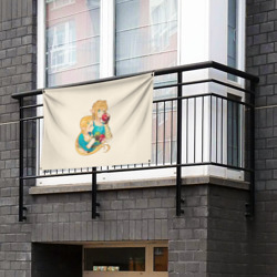 Флаг-баннер Линк и Зельда с яблоками - фото 2