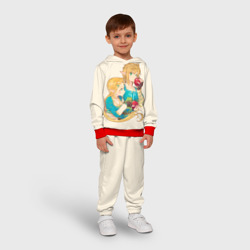 Детский костюм с толстовкой 3D Линк и Зельда с яблоками - фото 2