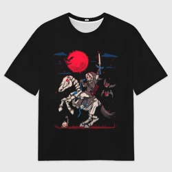 Женская футболка oversize 3D Адский Линк