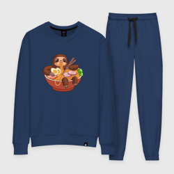 Женский костюм хлопок Cute Sloth Ramen Noodles