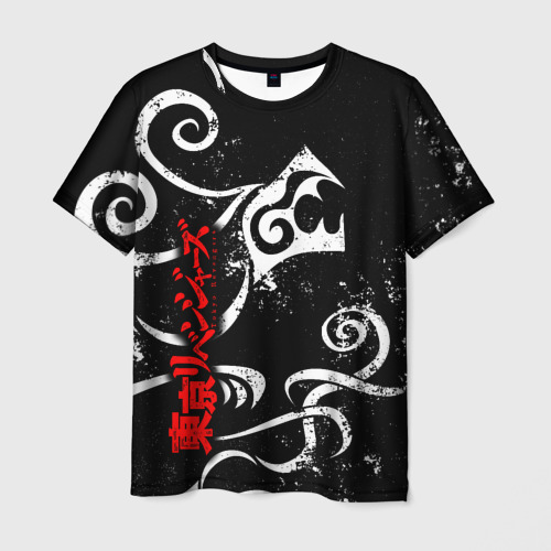 Мужская футболка 3D Draken tattoo white тосва, цвет 3D печать