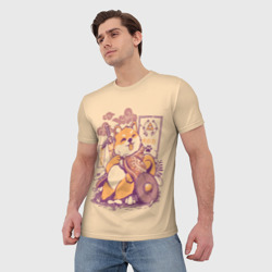 Мужская футболка 3D Стиба Ину Линк - фото 2