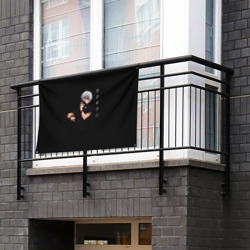 Флаг-баннер Токийский Гуль снимает маску Иероглифы - фото 2