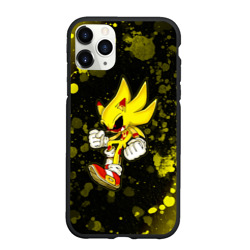 Чехол для iPhone 11 Pro Max матовый Sonic EXE + Краски