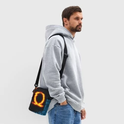 Сумка через плечо 3D God of war Cratos fire symbol rune - фото 2