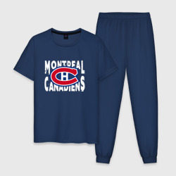 Мужская пижама хлопок Монреаль Канадиенс, Montreal Canadiens