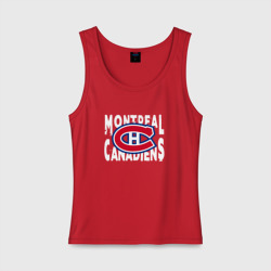 Женская майка хлопок Монреаль Канадиенс, Montreal Canadiens