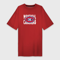 Платье-футболка хлопок Монреаль Канадиенс, Montreal Canadiens