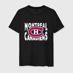Монреаль Канадиенс, Montreal Canadiens – Мужская футболка хлопок с принтом купить со скидкой в -20%