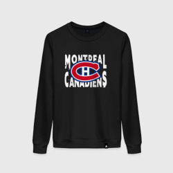 Женский свитшот хлопок Монреаль Канадиенс, Montreal Canadiens