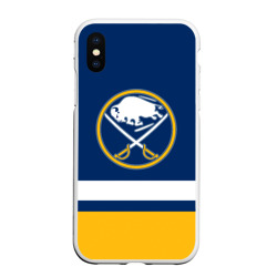 Чехол для iPhone XS Max матовый Buffalo Sabres, Баффало Сейберз