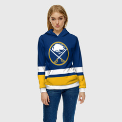 Женская толстовка 3D Buffalo Sabres, Баффало Сейберз - фото 2