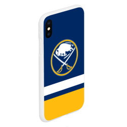 Чехол для iPhone XS Max матовый Buffalo Sabres, Баффало Сейберз - фото 2