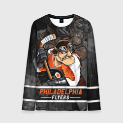 Мужской лонгслив 3D Филадельфия Флайерз, Philadelphia Flyers