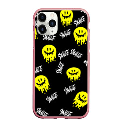 Чехол для iPhone 11 Pro Max матовый Smile| smile| граффити