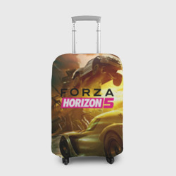 Чехол для чемодана 3D Forza Horizon 5 - crazy race 