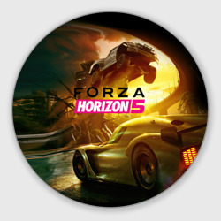 Круглый коврик для мышки Forza Horizon 5 - crazy race