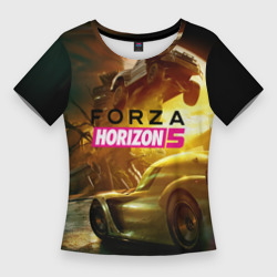Женская футболка 3D Slim Forza Horizon 5 - crazy race