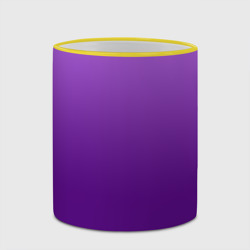 Кружка с полной запечаткой Красивый фиолетовый градиент - фото 2