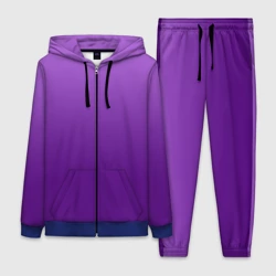 Женский костюм 3D Красивый фиолетовый градиент