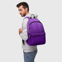 Рюкзак 3D Красивый фиолетовый градиент - фото 2