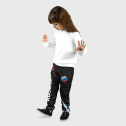 Детские брюки 3D Russia Штрихи в цвет Флага - фото 2