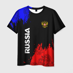 Мужская футболка 3D Russia Патриот