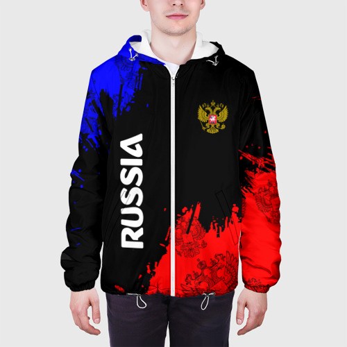 Мужская куртка 3D Russia Патриот, цвет 3D печать - фото 4