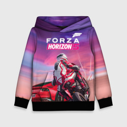 Детская толстовка 3D Forza Horizon 5 - sports car and bike