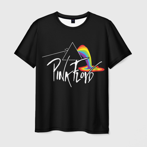 Мужская футболка 3D Pink Floyd - Пинк флойд лужа, цвет 3D печать