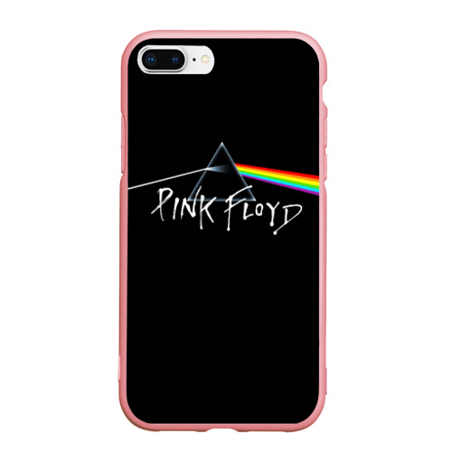 Чехол для iPhone 7Plus/8 Plus матовый Pink Floyd - Пинк флойд, цвет баблгам