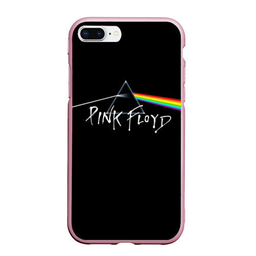 Чехол для iPhone 7/8 Plus матовый с принтом Pink Floyd - Пинк флойд, вид спереди №1