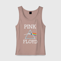 Женская майка хлопок Pink Floyd - Пинк флойд логотип