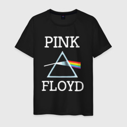 Pink Floyd - Пинк флойд логотип – Футболка из хлопка с принтом купить со скидкой в -20%