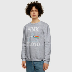 Мужской свитшот хлопок Pink Floyd - Пинк флойд логотип - фото 2