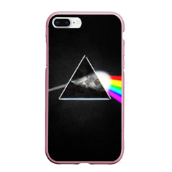 Чехол для iPhone 7Plus/8 Plus матовый Pink Floyd - Пинк флойд глитч