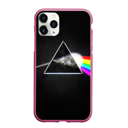 Чехол для iPhone 11 Pro Max матовый Pink Floyd - Пинк флойд глитч