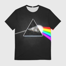 Мужская футболка 3D Pink Floyd - Пинк флойд глитч