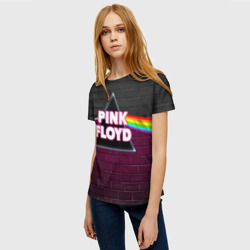 Женская футболка 3D Pink Floyd. Пинк флойд - фото 2