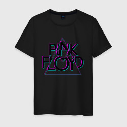 Мужская футболка хлопок Pink Floyd Пинк флойд глитч