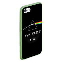 Чехол для iPhone 5/5S матовый Pink Floyd time Пинк флойд логотип - фото 2