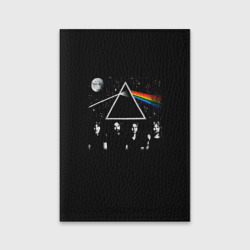 Обложка для паспорта матовая кожа Pink Floyd logo Пинк флойд небо