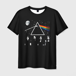 Мужская футболка 3D Pink Floyd logo Пинк флойд небо