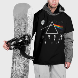 Накидка на куртку 3D Pink Floyd logo Пинк флойд небо