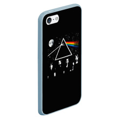 Чехол для iPhone 5/5S матовый Pink Floyd logo Пинк флойд небо - фото 2