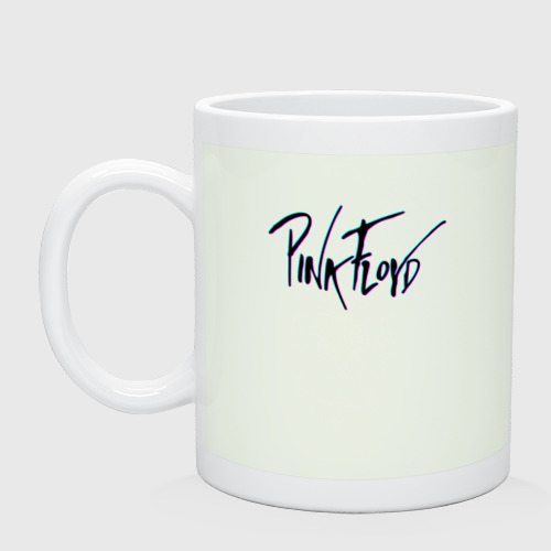 Кружка керамическая Pink Floyd glitch Пинк флойд глитч, цвет фосфор