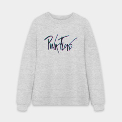 Мужской свитшот oversize без начеса хлопок Pink Floyd glitch Пинк флойд глитч