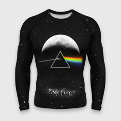 Мужской рашгард 3D Pink Floyd logo Пинк флойд звезды