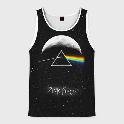 Мужская майка 3D Pink Floyd logo Пинк флойд звезды, цвет 3D печать